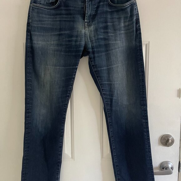 7 For All Mankind Bootcut 34 x 32 Men's  Size 34 x 32 Zip Fp…FPANT06 - Picture 1 of 6